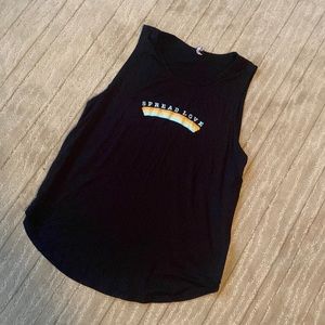 Glyder Spread Love Tank L EUC